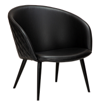 700800640 krēsls Dual melna eko āda Dan-Form