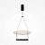 MOD280PL-L23B3K1 griestu gaismeklis Ambience melna LED 23W 3000K 1000lm Maytoni