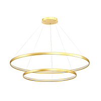PL210503-800+1200-GD CARLO lustra zelta LED 65W 4000K 3900lm ZUMA
