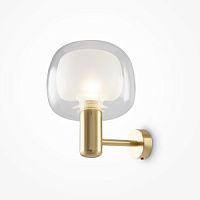 MOD411WL-01G sienas lampa Vision zelta/stikla kupols 1x60W E14 Maytoni