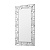 5059413256752 spogulis Verbier Leaner sudrabs W800 x D20 x H1575mm GL