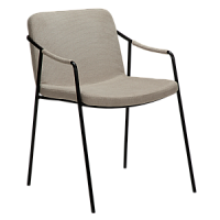 100310310 krēsls Boto tuksneša smiltis eko āda/melnas kājas Dan-Form