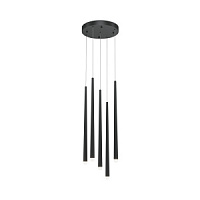 MOD132PL-L28BK2 griestu lampa Cascade melna LED 2300lm 4000K Maytoni