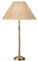 63817 galda lampa Fitzroy misiņš/bēšs kupols 1x60W E27 Interiors 1900