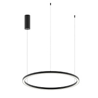 LED-HOOP-S60-NER Griestu gaismeklis melns D60 3000K 3000lm 30W 4500lm Fan