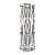 MOD043TL-02CH galda lampa Punter hroms/stikls 2x60W E14 Maytoni