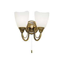 601-2AN sienas lampa Haughton bronza/stikls 2x60W E14 Endon