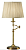 63649 galda lampa Stanford vec.misiņš/bēšs kupols 1x60W E27 Interiors 1900