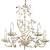 LULLABY-5CR Lustra balta 5x40W E14