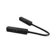TRA004CPC-22B Elektro stūra savienojums priekš magnētiskajām sliedēm melns Maytoni