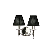 63659 Stanford Sienas lampa pulēts niķelis 2x40W E14  INTERIORS 1900