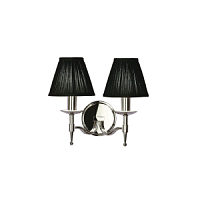 63659 Stanford Sienas lampa pulēts niķelis 2x40W E14 INTERIORS 1900