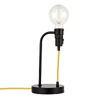 79383 galda lampa Studio melna/dzeltens vads 40W E27 Endon