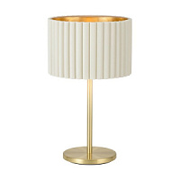 39766 TAMARESCO galda lampa balta/mat.zelta 1x40W E27 EGLO