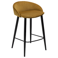 300800695 bāra krēsls Dual brūnas krāsas velvets/melnas kājas H:81cm Dan-Form