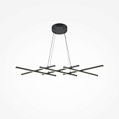 MOD244PL-L50BK Lustra Halo melna 40W 3000/4000K Maytoni