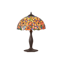 64209 galda lampa Josette Tiffany stikls 1x60W E27 Interiors 1900