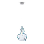 MOD238-PL-01-BL lustra zils stikls 1x40W E14 IP20 Maytoni