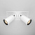 DL095-02-10W3K-W Hidden Iebūv. gaismeklis balts/melns 1450lm 3000k 10W  IP20 CRI90 24° Maytoni