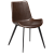 100300380 krēsls Hype brūna eko āda/melnas kājas Dan-Form