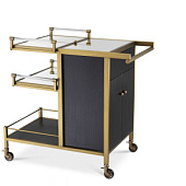 114009 galdiņš EIFFEL bronza/melna krāsa 94.5X54X83.5CM EICH