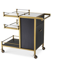 114009 galdiņš EIFFEL bronza/melna krāsa 94.5X54X83.5CM EICH