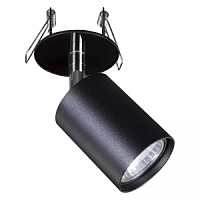 9400 Iebūvējams gaismeklis EYE FIT melns 1x35W GU10 Nowodvorski