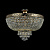 DIA890-CL-06-G Lustra zelta/kristals 6x60W E27 D50 Maytoni