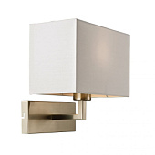 61604 sienas lampa Piccolo niķelis/balts kupols 60W E27 Endon