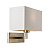 61604 sienas lampa Piccolo niķelis/balts kupols 60W E27 Endon