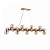 MOD547PL-25G lustra Dallas zelta 25x28W G9 L1235 Maytoni