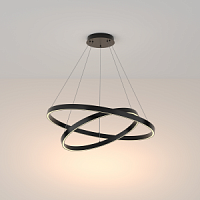 MOD058PL-L74B3K griestu lampa Rim melna LED 5200lm 3000K Maytoni