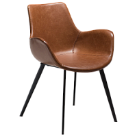 100690800 krēsls Hype brūna eko āda Dan-Form