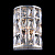 MOD184-WL-01-CH sienas lampa Gelid hroms 1x40W G9 Maytoni
