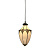63975 griestu lampa Brooklyn Tiffany stikls 1x60W E27 Interiors 1900