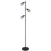 54308S Stāvlampa Hubertus melna 3x40W E14 H1540 GLOBO