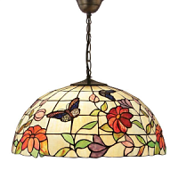 63995 griestu lampa Butterfly Tiffany stikls 3x60W E27 Interiors 1900