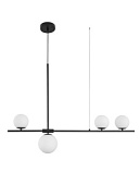 AZ4418 SANTANDER griestu gaismeklis melns/balts 4xG9 L1000mm  Azzardo