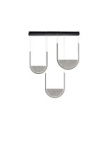 SO.LOTUS/3R -NERO Griestu gaismeklis Lotus melns 70W 4200lm 3000K DIMM Ondaluce