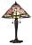63925 galda lampa Ashton Tiffany stikls 2x60W E27 Interiors 1900