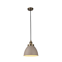 76328 griestu lampa Franklin pelēks 235mm 40W E27 Endon
