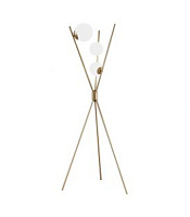 PT.COROLLA/ORO Stāvlampa zelta/balts 3x40W D65cm E14