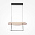 MOD280PL-L30B3K1 griestu gaismeklis Ambience melna LED 30W 3000K 1400lm D600mm Maytoni