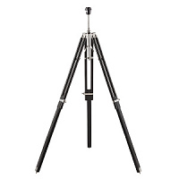 EH-TRIPOD-FLBL Stāvlampa Tripod melna bez kupola 1x60W E27