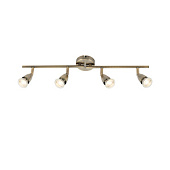 60992 spoti Amalfi 4lt Bar misiņš 4 x 50W GU10 Endon