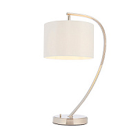 72389 galda lampa Josephine hroms/balts abažurs 1x40W E14 H450 W200 D250 IP20 ENDON