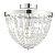 61252 Belfont Люстра хром/кристалл 3x18W G9 2800K 480Lm D300 IP44 LIGHTING BRANDS