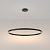 MOD058PL-L54B3K griestu lampa Rim melna LED 61W 3500lm 3000K D1000mm Maytoni