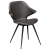 100375315 krēsls Karma pelēka eko āda/melnas kājas Dan-Form