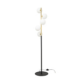 5649 ALI  Stāvlampa melns/zelts 5x40W H1450mm  G9
